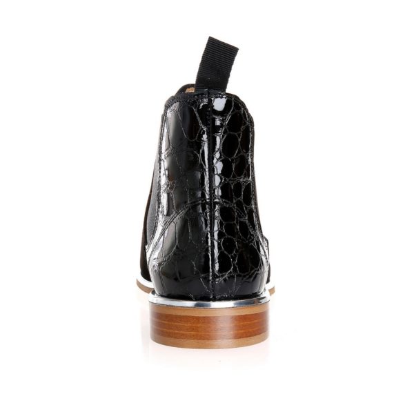 Black Suede Chelsea Boot - Image 4