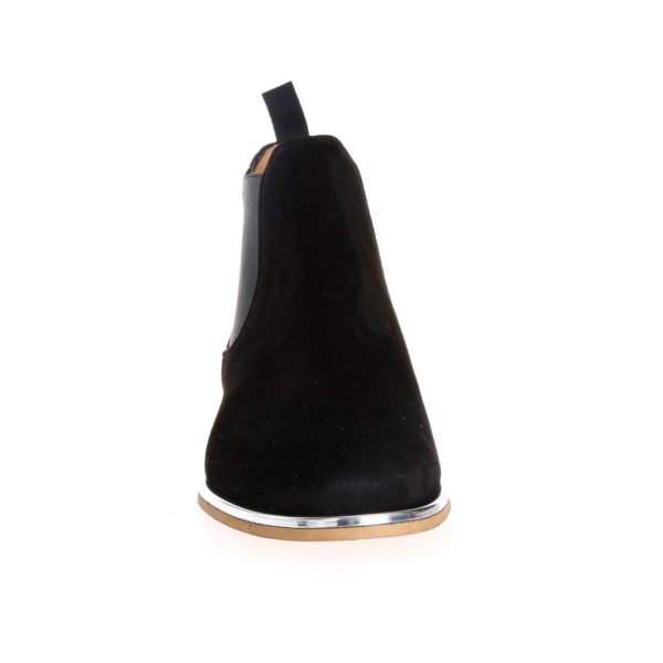Black Suede Chelsea Boot - Image 3