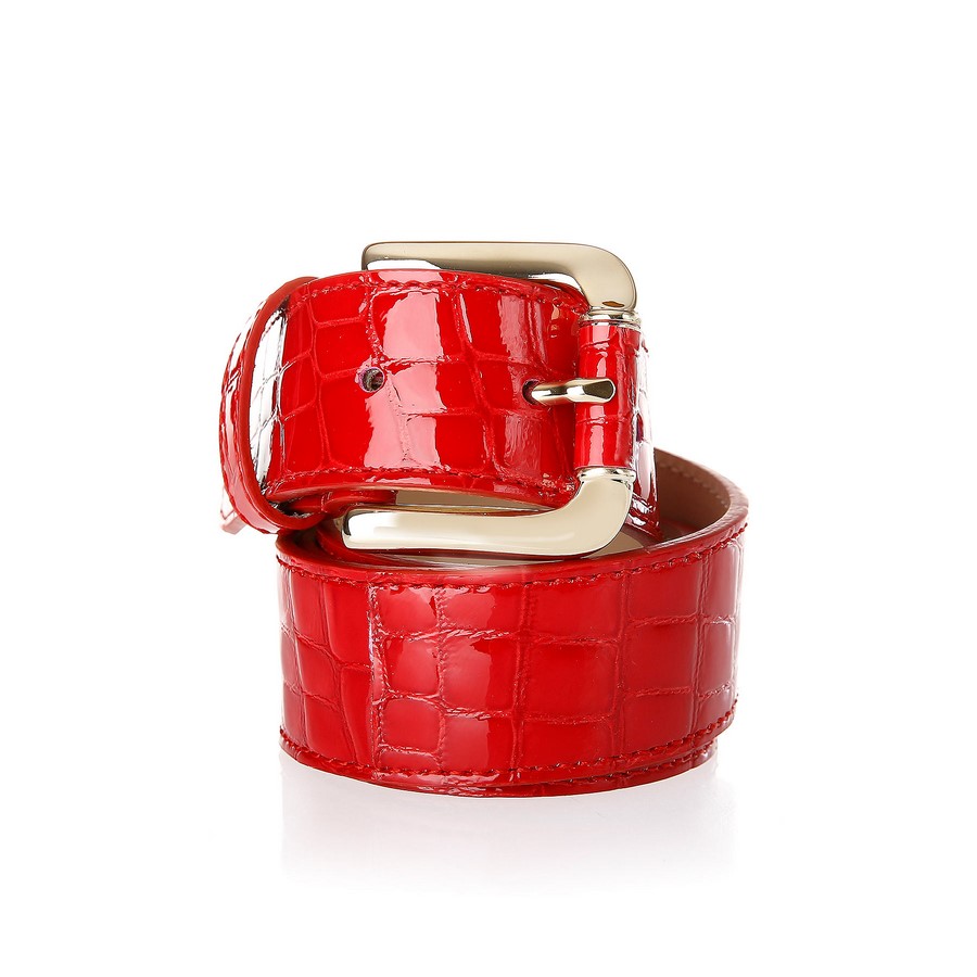 red croc belt