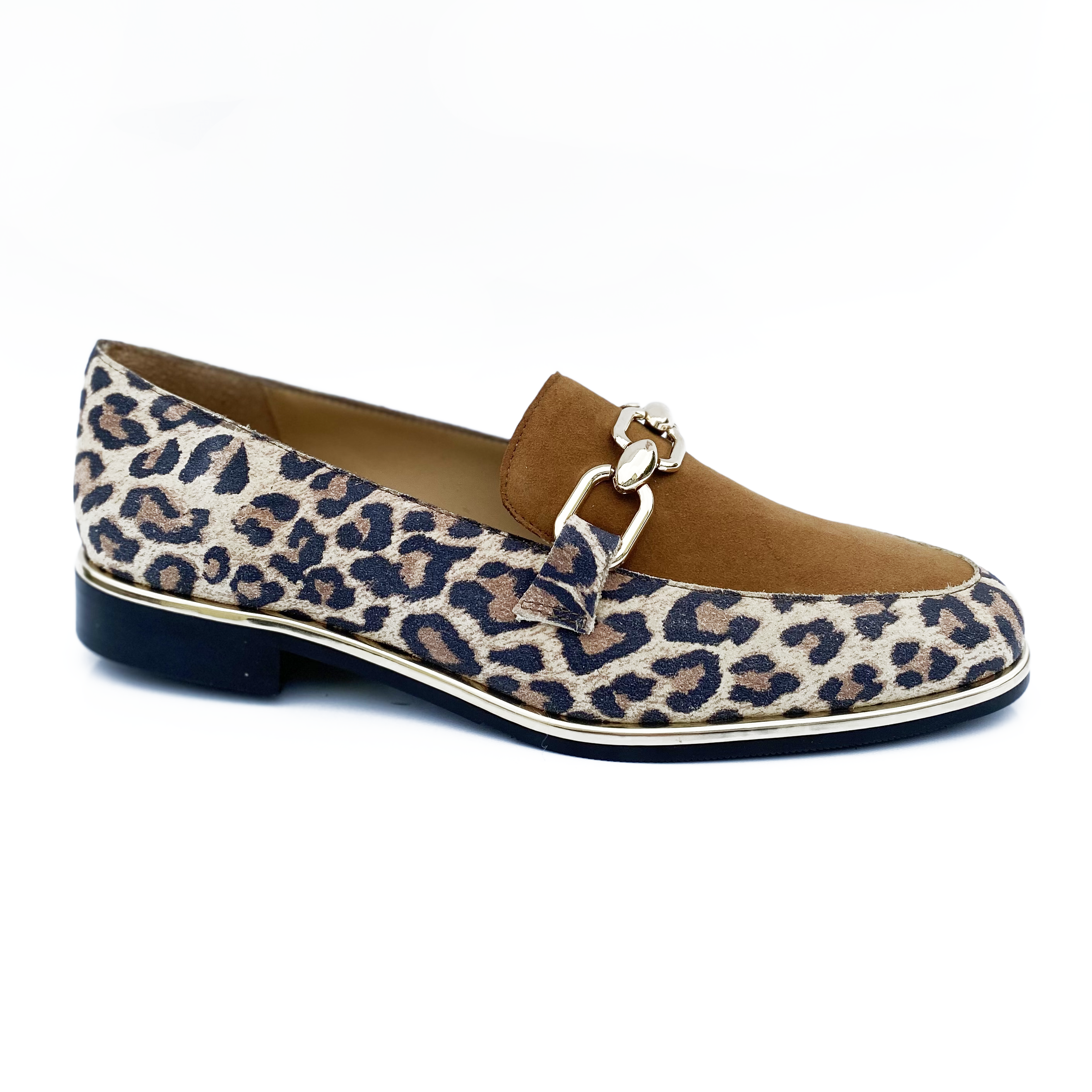 leopard print driving moccasins