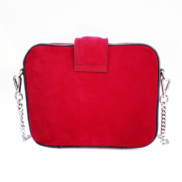 Red Cross Body Handbag - Image 3