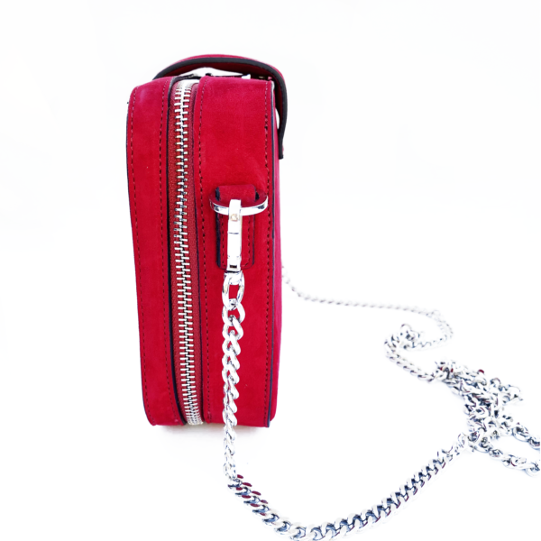 Red Cross Body Handbag - Image 4