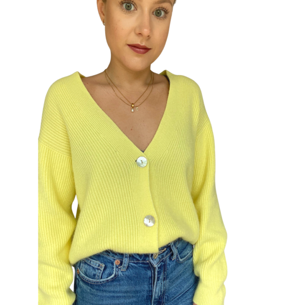 Yellow Cardigan - Image 4