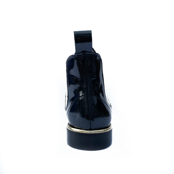 Black & Gold Chelsea Boot - Image 4