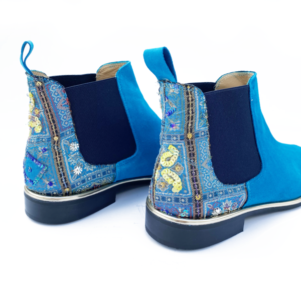 Turquoise Chelsea Boot - Image 2