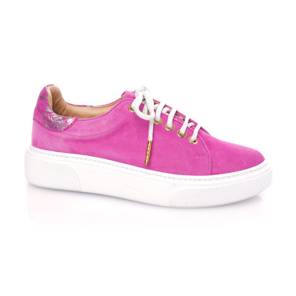 Pink Suede Sneaker