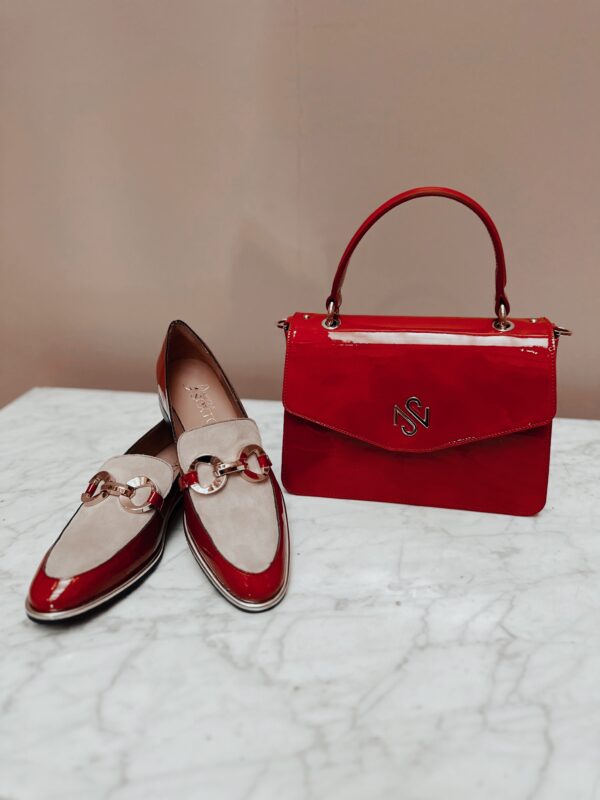 Red Patent Loafer - Image 5