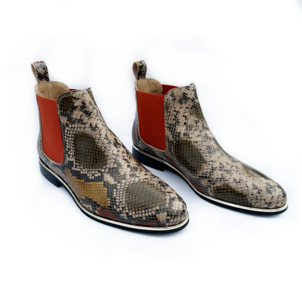 Snake Print Chelsea Boot - Image 2