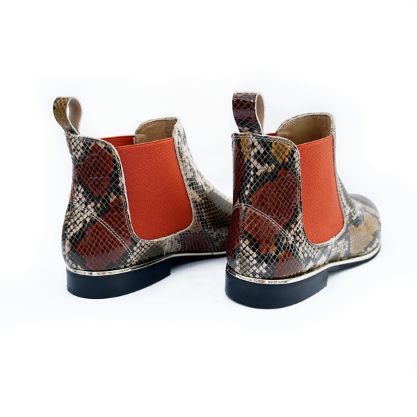 Snake Print Chelsea Boot - Image 3