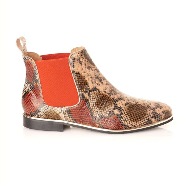 Snake Print Chelsea Boot