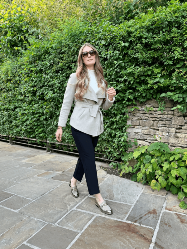 Nicola Sexton bronze metallic loafer