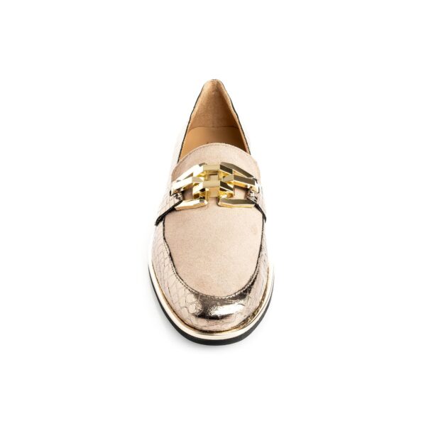Nicola Sexton Bronze Metallic Loafer