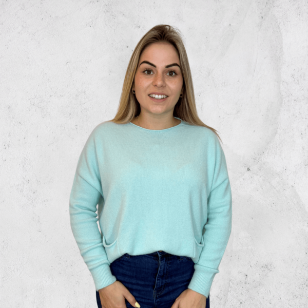 Aqua Double Pocket Knit - Image 2
