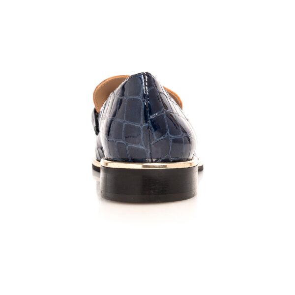 navy & orange loafer Nicola Sexton