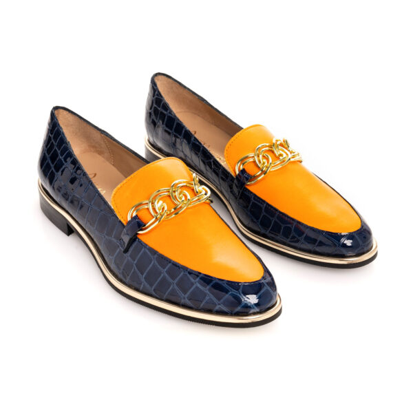 Navy & Mandarin Loafer - Image 5
