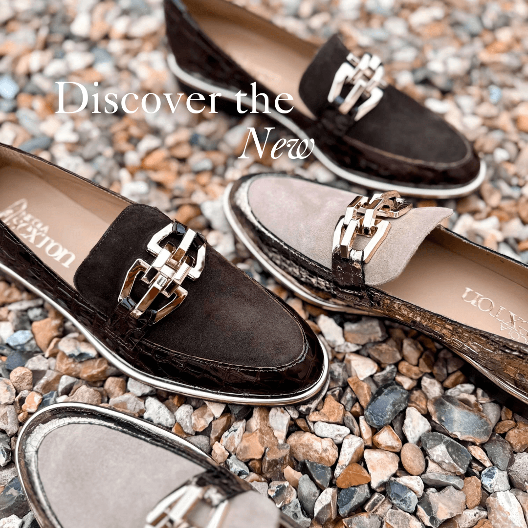 brown loafers ladies brown leather loafers Nicola Sexton brown croc loafers