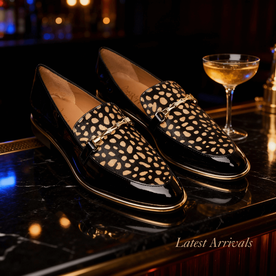 DISCOVER-2-2 Nicola Sexton black loafer leather Italian black patent loafer